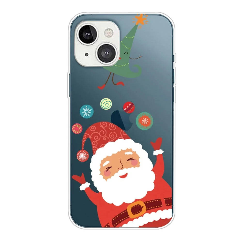 iPhone 14 Fleksibel Plast Jul Deksel – Julemann og Juletre v:3457162 iPhone 14 Fleksibel Plast Jul Deksel – Julemann og Juletre v:3457162