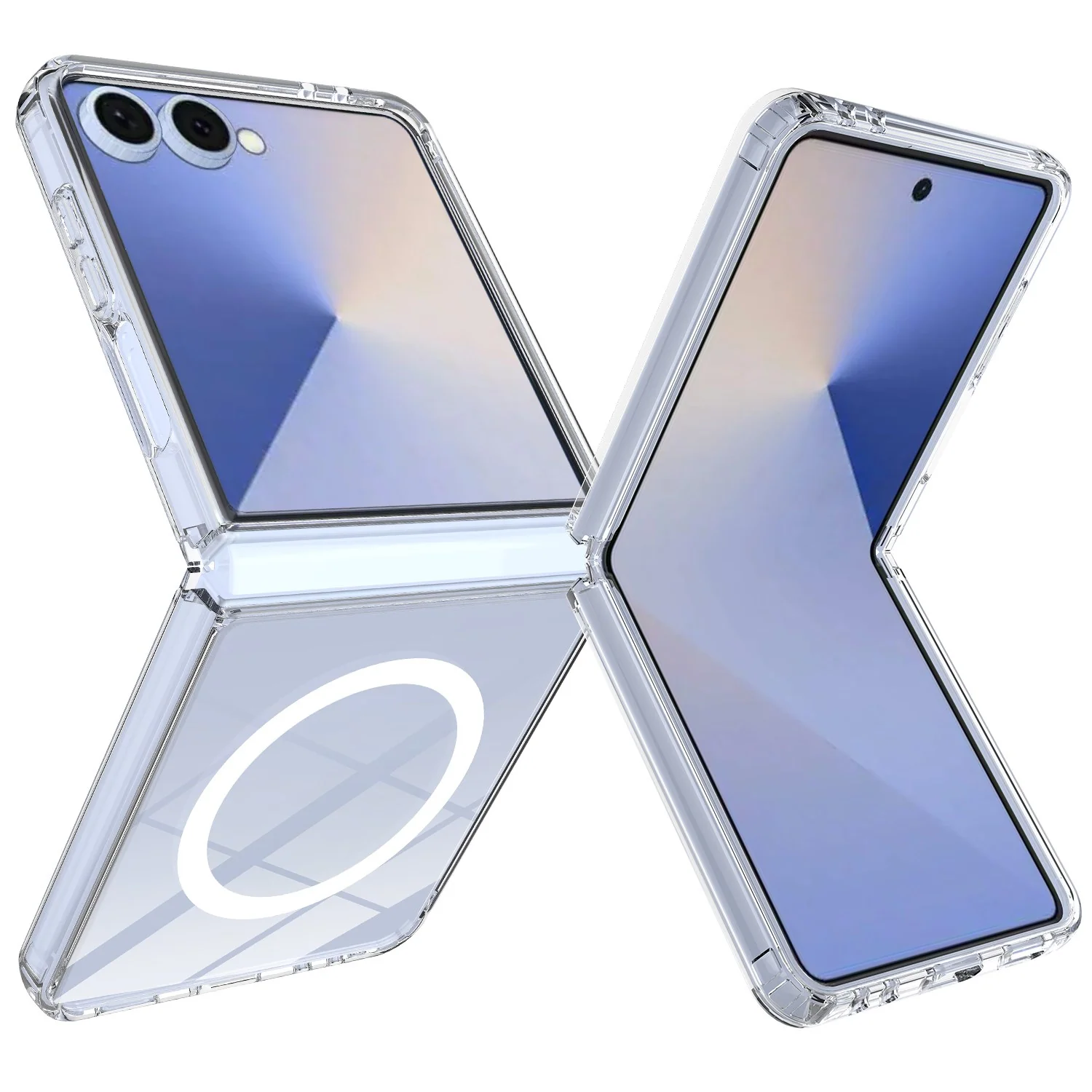 EIDERWOOD Samsung Galaxy Z Flip7 Hybrid Plast Deksel – MagSafe Kompati v:9518268 EIDERWOOD Samsung Galaxy Z Flip7 Hybrid Plast Deksel – MagSafe Kompati v:9518268