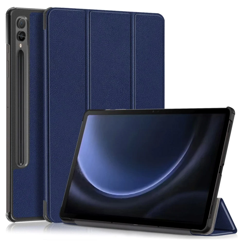 Samsung Galaxy Tab S9 FE+ (Plus) Tri-Fold Skinn Deksel m. Stativfunksj v:7888484