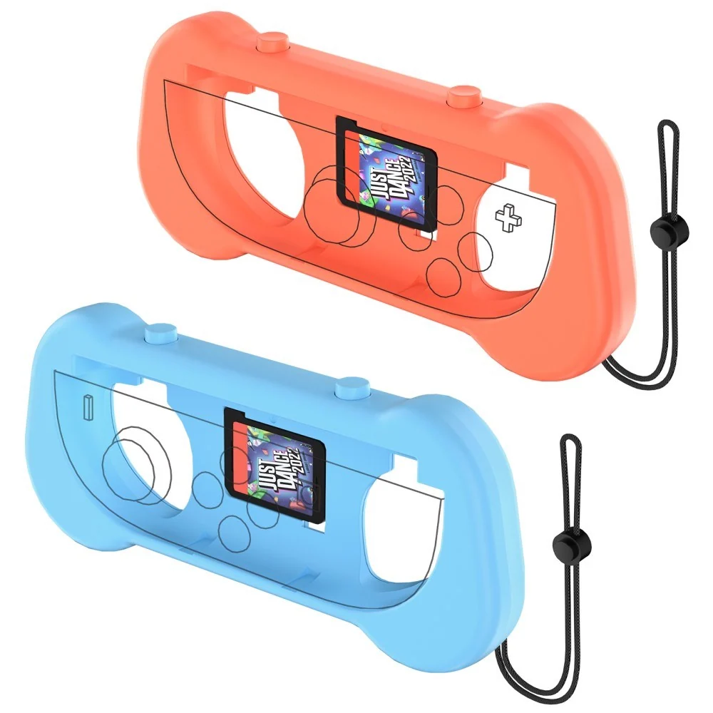 Ergonomisk Holder for Nintendo Switch 2 Kontroller – 2 stk – Blå / Ora v:7750180
