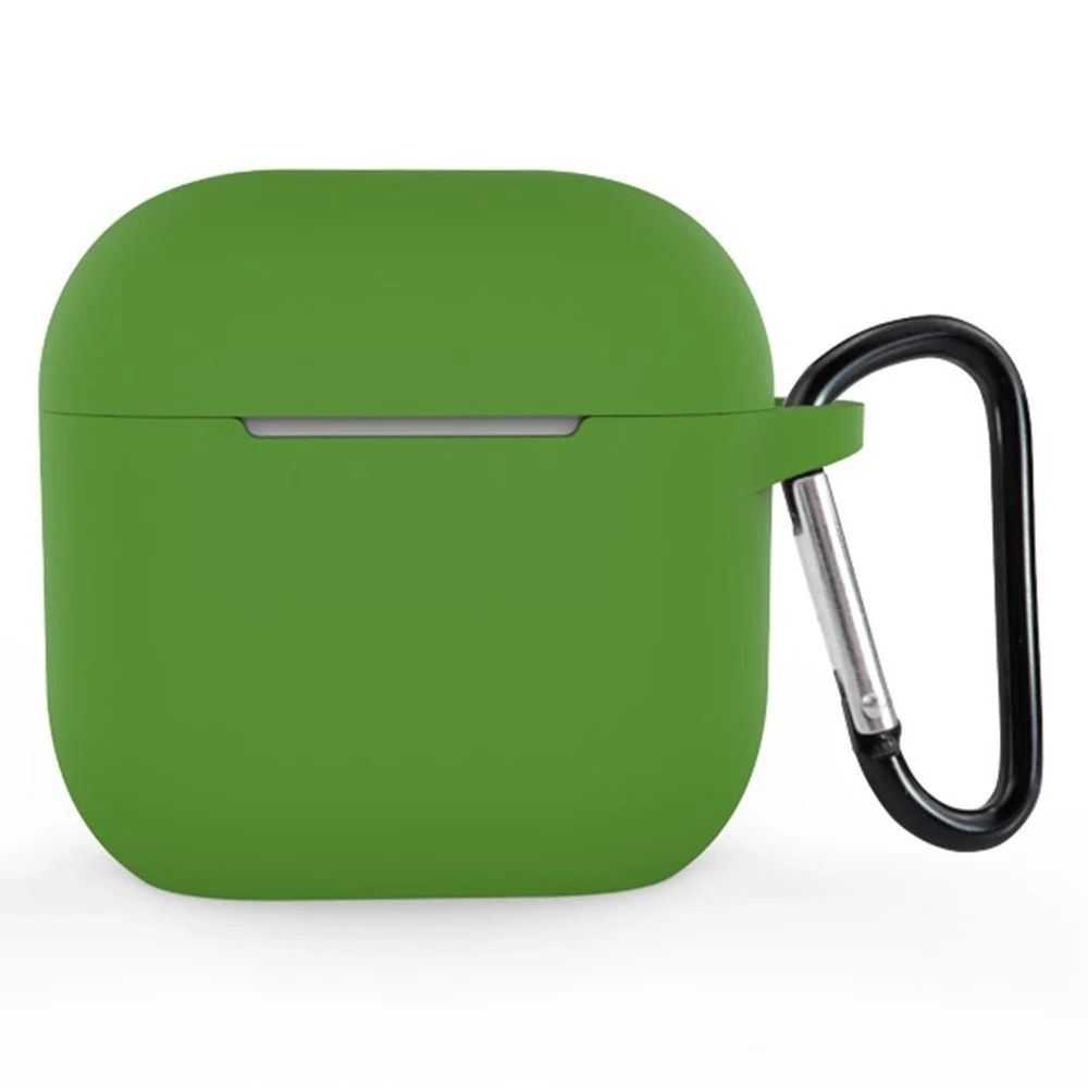 Apple AirPods (5. & 4. Gen.) Silikondeksel med Karabinkrok – Grønn v:5344816 Apple AirPods (5. & 4. Gen.) Silikondeksel med Karabinkrok – Grønn v:5344816