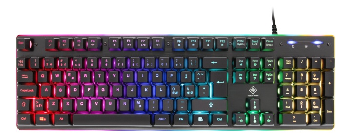 DELTACO GAMING DK220 tastatur, membranbryter, nordisk, RGB v:7265206 DELTACO GAMING DK220 tastatur, membranbryter, nordisk, RGB v:7265206