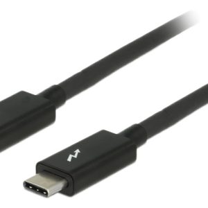 DeLOCK Thunderbolt 3-kabel, 20 Gbps, 2 m, Cypress E-marker, svart v:9688119