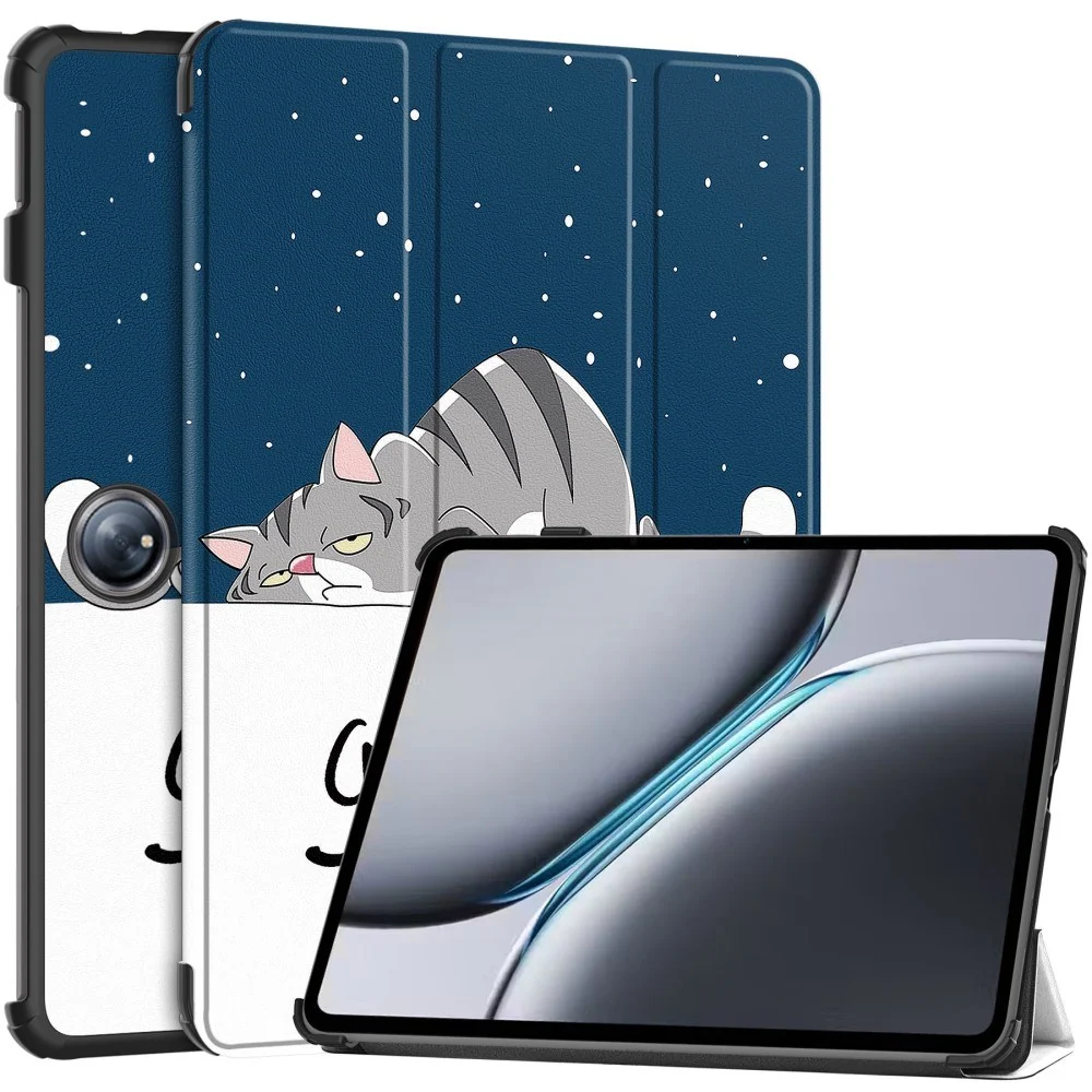 EIDERWOOD OnePlus Pad 2 Tri-Fold Deksel i Kunstskinn med Sleep-Funksjo v:3434340