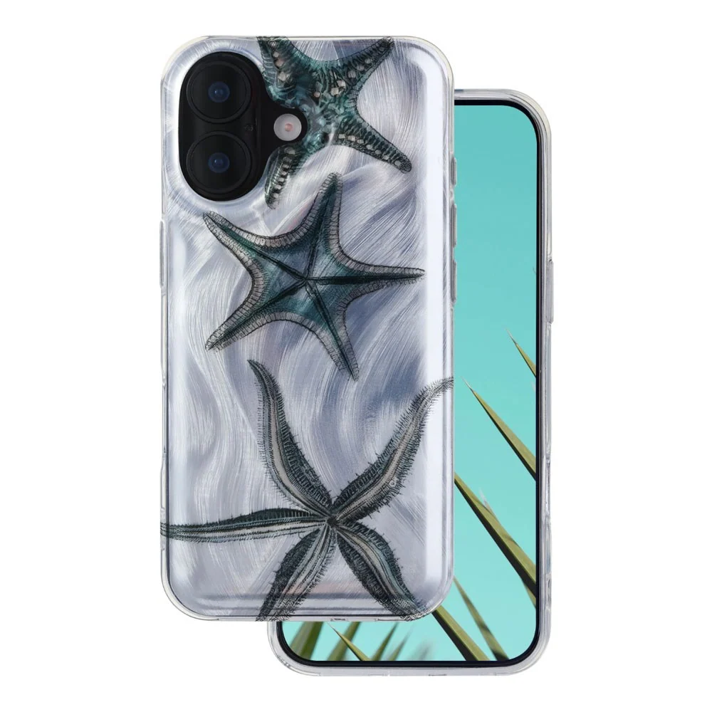 iPhone 17 TFO Ultra Trendy Sommer Deksel - Starfish v:8785158