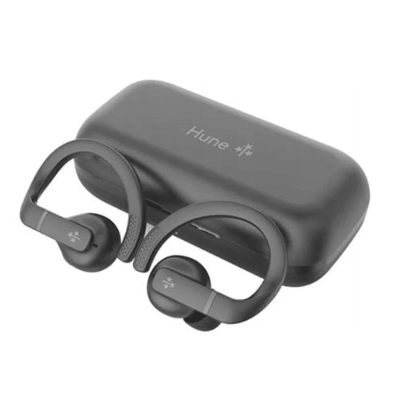 Hune Haba True Wireless Øretelefoner med Ørekrok – In-Ear – Grå v:1281360