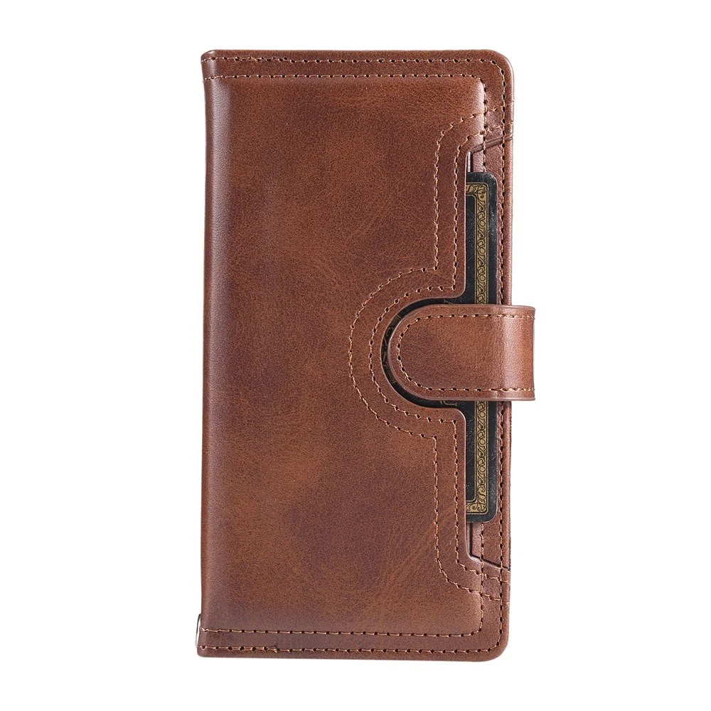 iPhone 18 Pro / 17 Pro EIDERWOOD Kunstskinn Flip Deksel m. Lommebok - v:6382976