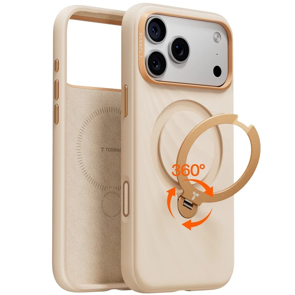 iPhone 18 Pro / 17 Pro TORRAS Ostand Q3 Wind Deksel – MagSafe Kompatib v:9685319