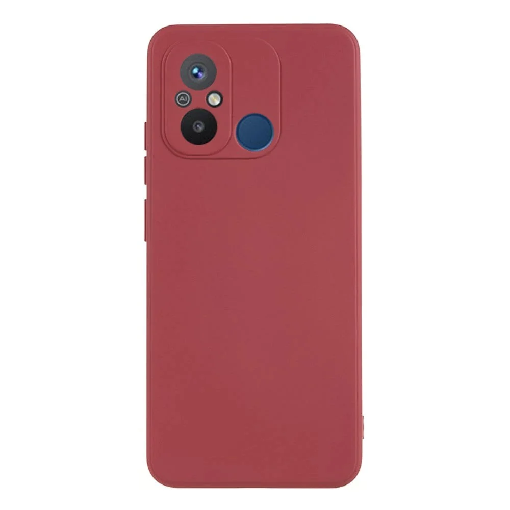 Xiaomi Redmi 12C Fleksibelt Plastdeksel – Rustrød v:9603517 Xiaomi Redmi 12C Fleksibelt Plastdeksel – Rustrød v:9603517