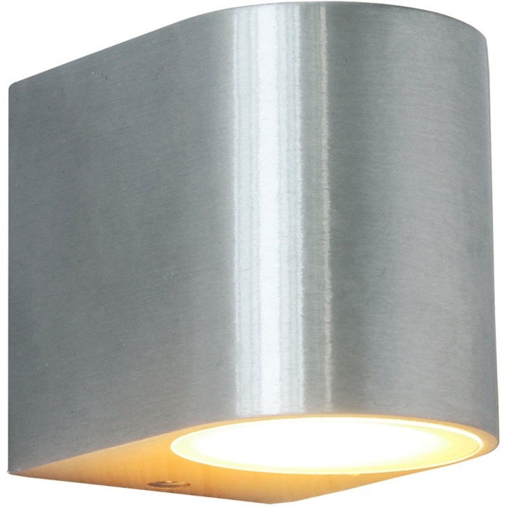 Llitt Mats I Veggarmatur GU10 sokkel IP44 Aluminium v:5943993