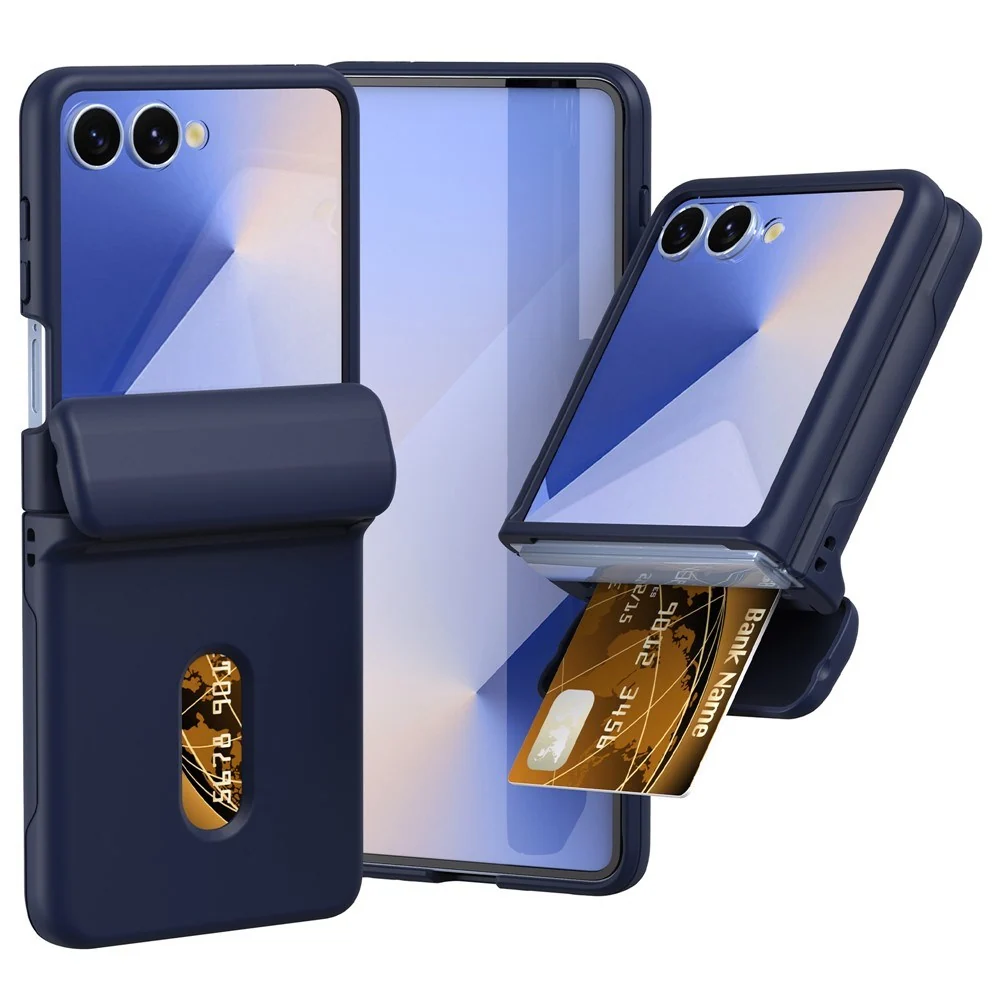 EIDERWOOD Samsung Galaxy Z Flip7 Hard Plast Deksel m. Kortholder – Mør v:4846077 EIDERWOOD Samsung Galaxy Z Flip7 Hard Plast Deksel m. Kortholder – Mør v:4846077