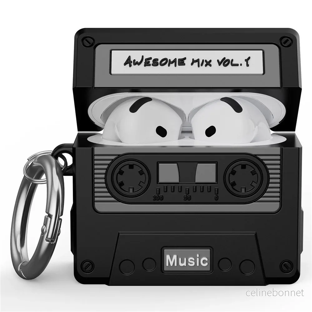 Apple AirPods (5. & 4. Gen.) Silikon Deksel m. Kassettbånd Design – Sv v:9871581 Apple AirPods (5. & 4. Gen.) Silikon Deksel m. Kassettbånd Design – Sv v:9871581