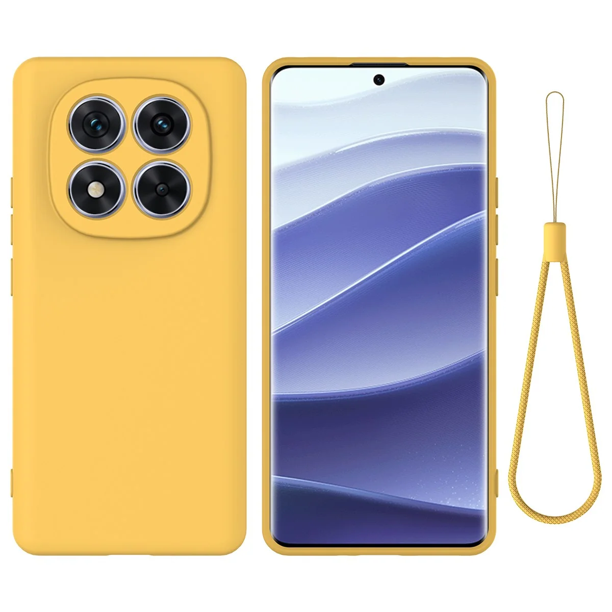 Xiaomi Redmi Note 15 Pro (5G) EIDERWOOD Silikon Deksel m. Rem – Gul v:3133253