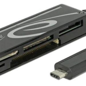 DeLOCK USB 2.0 Card Reader USBC male 5 Slots up to 480 Mbps black v:1688276 DeLOCK USB 2.0 Card Reader USBC male 5 Slots up to 480 Mbps black v:1688276