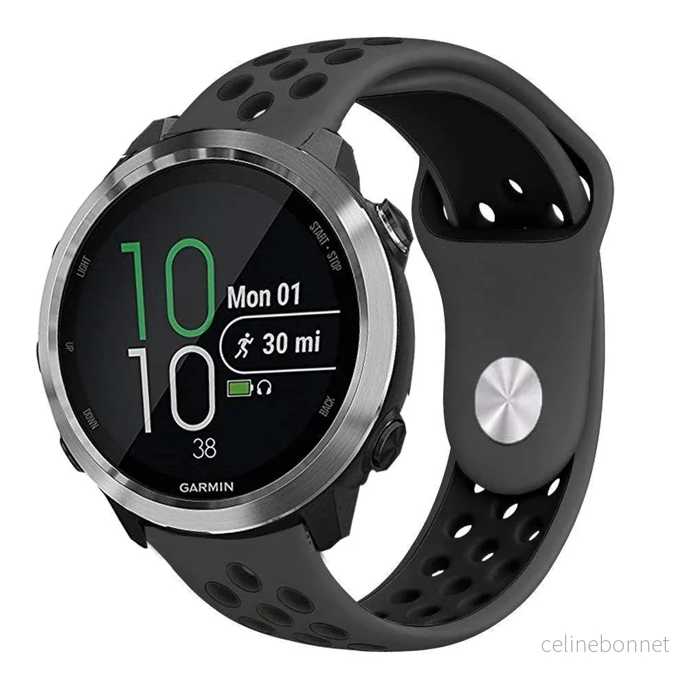 Smartwatch 20mm Hullet Silikon Reim – Svart v:8581769