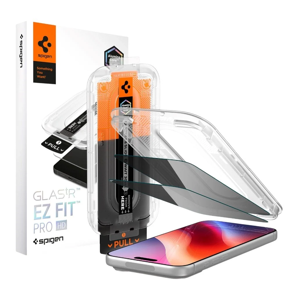 iPhone 18 Pro Max / 17 Pro Max Spigen Glass tR EZ Fit Pro HD Privacy B v:8401380