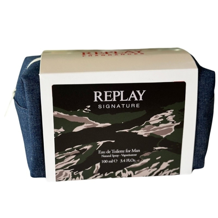 REPLAY Gavesett REPLAY Signature Man Edt 100ml + Pochette v:9151718