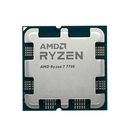 AMD CPU Ryzen 7 7700 3,8 GHz 8 kjerner AM5 (TRAY – med kjøler) v:5846726 AMD CPU Ryzen 7 7700 3,8 GHz 8 kjerner AM5 (TRAY – med kjøler) v:5846726