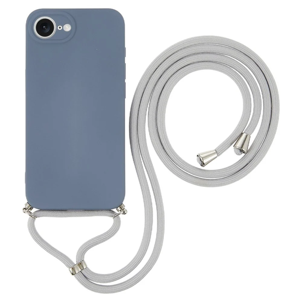 iPhone 17e / 16e EIDERWOOD Fôret Fleksibelt Plast Deksel m. Stropp - L v:8640319