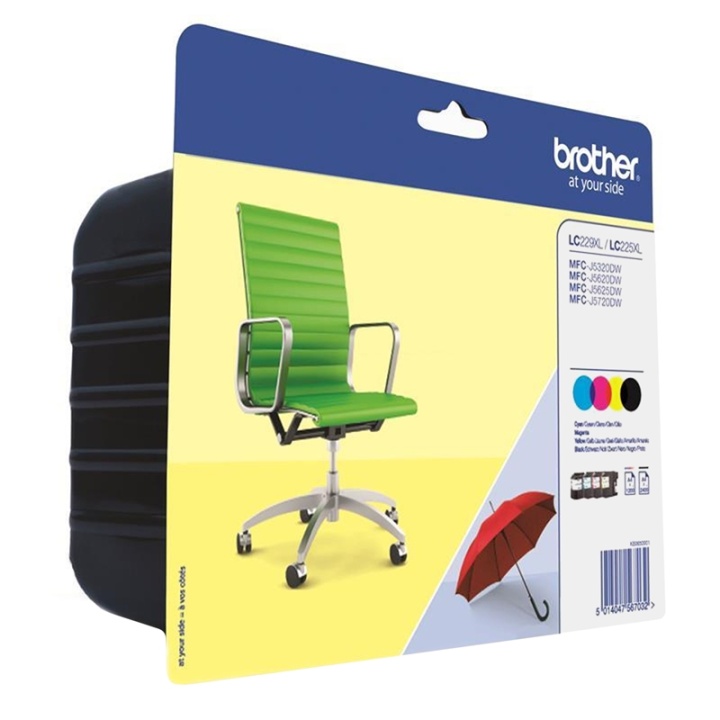 Brother LC-229XLVALBP blekkpatroner 1 stk Original svart, cyan, magenta, gul v:1033474