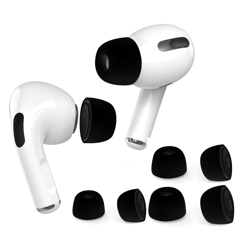AirPods Pro (1. & 2. Gen.) AHASTYLE silikonørepropper – S / M / L – Sv v:8933904 AirPods Pro (1. & 2. Gen.) AHASTYLE silikonørepropper – S / M / L – Sv v:8933904