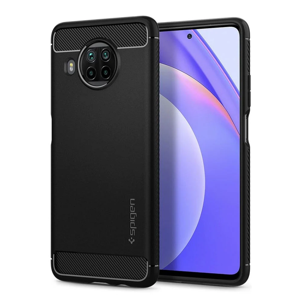 Xiaomi Mi 10T Lite 5G Spigen Rugged Armor Deksel – Sort v:2417189 Xiaomi Mi 10T Lite 5G Spigen Rugged Armor Deksel – Sort v:2417189