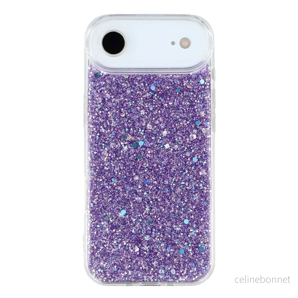 EIDERWOOD iPhone Air Glitter Deksel - Lilla v:6885936