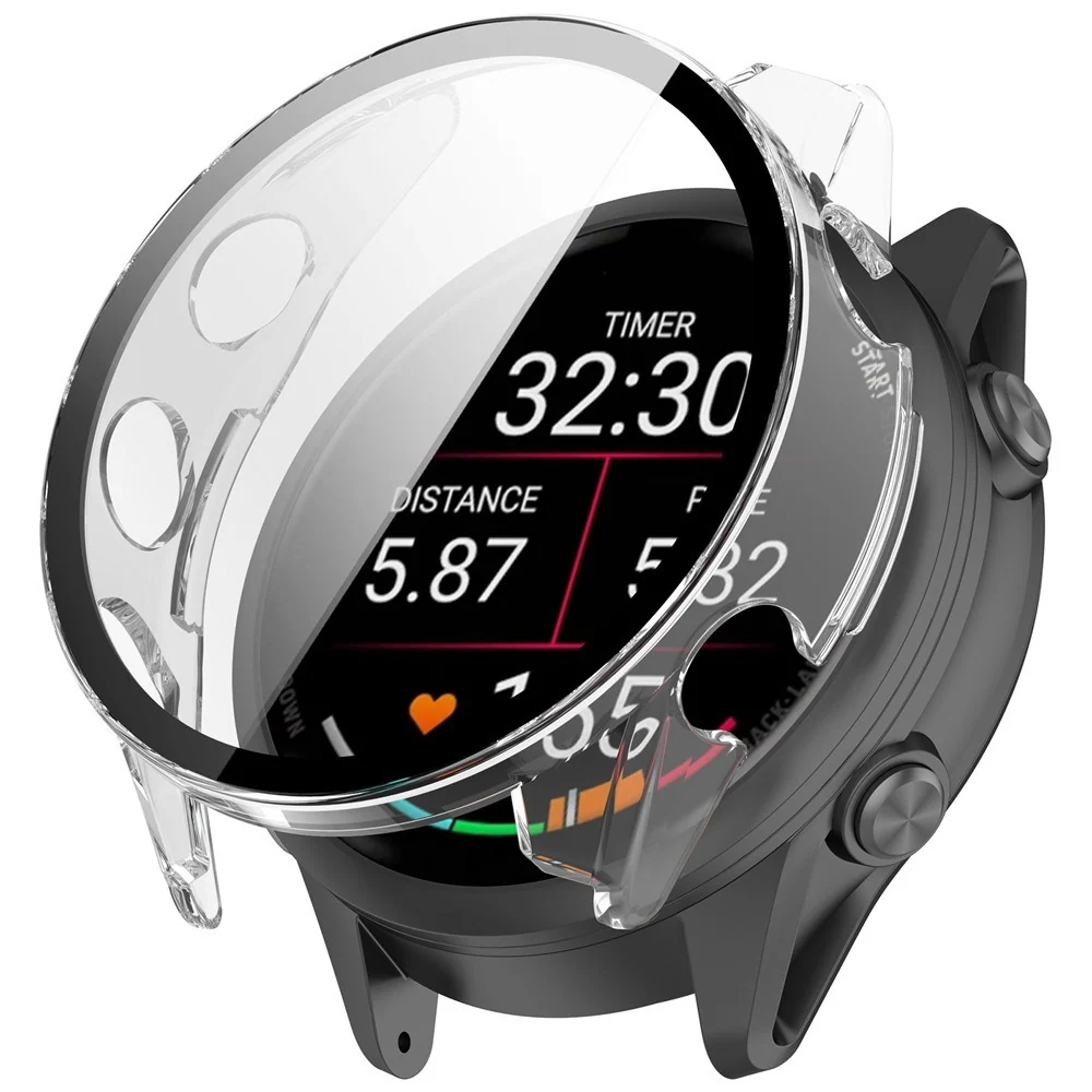 Garmin Forerunner 970 Deksel med Skjermbeskytter i Herdet Glass – Gjen v:2927397
