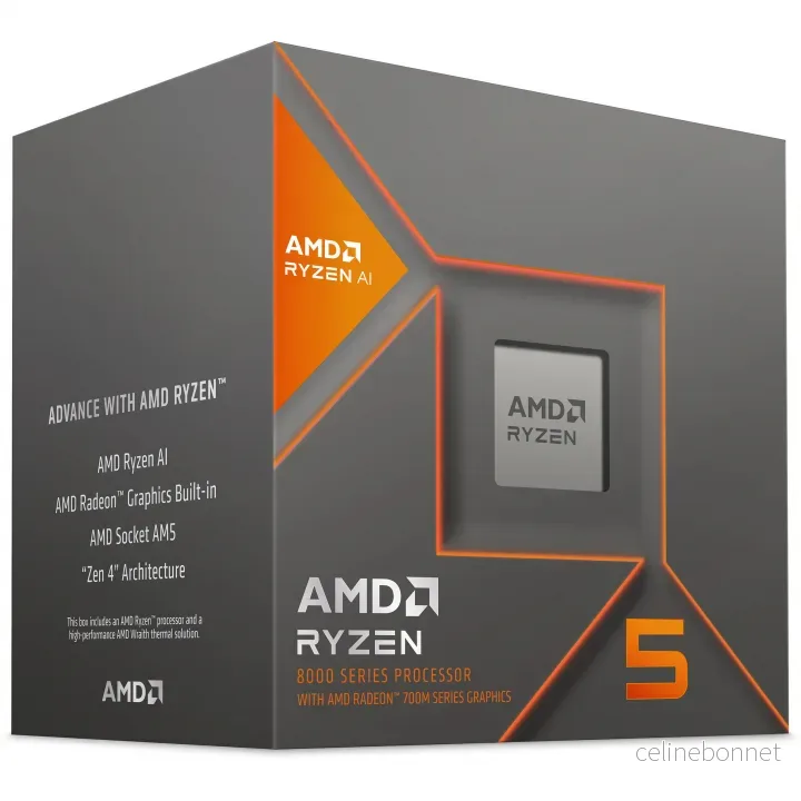 AMD CPU Ryzen 5 8600G 4,3 GHz 6 kjerner Socket AM5 PIB – med kjøler v:9851460 AMD CPU Ryzen 5 8600G 4,3 GHz 6 kjerner Socket AM5 PIB – med kjøler v:9851460