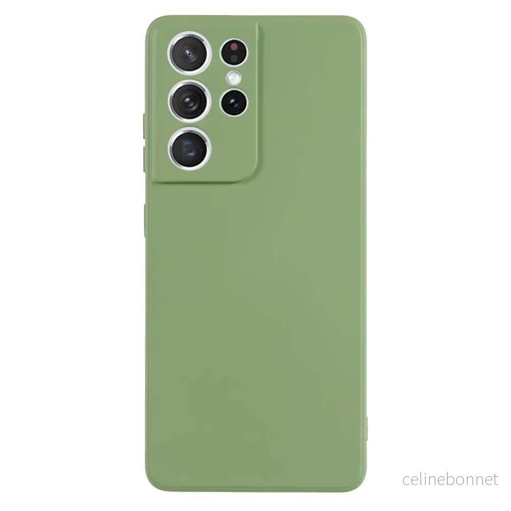 EIDERWOOD Samsung Galaxy S21 Ultra Fôret Fleksibelt Plast Deksel – Lys v:8244954