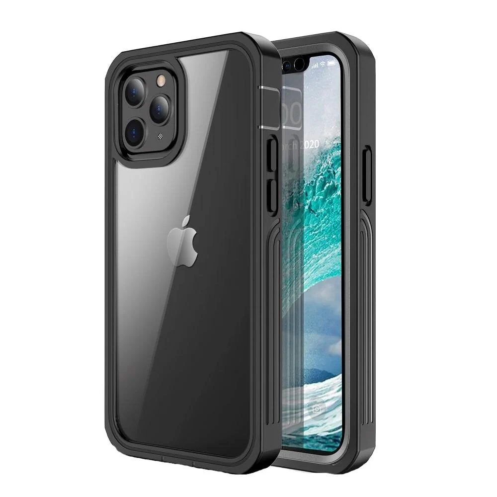 iPhone 12 / 12 Pro Heavy Duty Case - Håndverker Deksel - Gjennomsiktig v:3680432