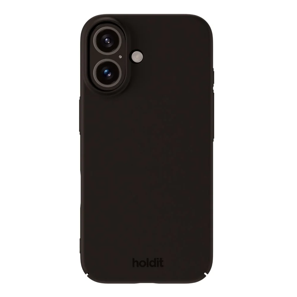 Holdit iPhone 16 Slim Plast Deksel - Black v:8629104