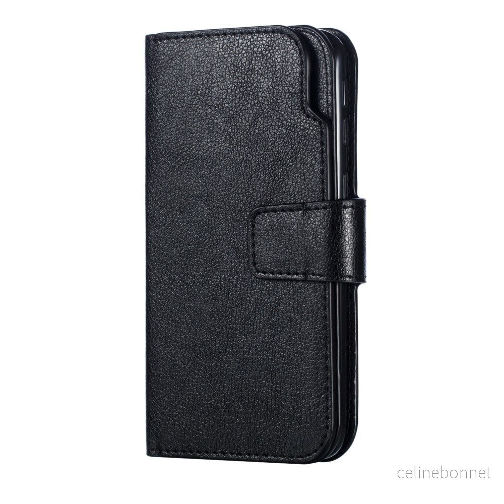 Samsung Galaxy A40 Dual Flip Skinn Deksel – Svart v:7427154 Samsung Galaxy A40 Dual Flip Skinn Deksel – Svart v:7427154