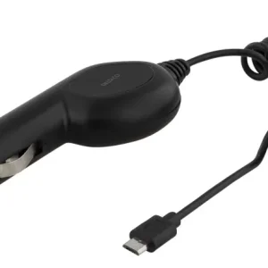 DELTACO billader med Micro USB, 1A, 12-24V, 1m spiralkabel, svart v:8435154 DELTACO billader med Micro USB, 1A, 12-24V, 1m spiralkabel, svart v:8435154