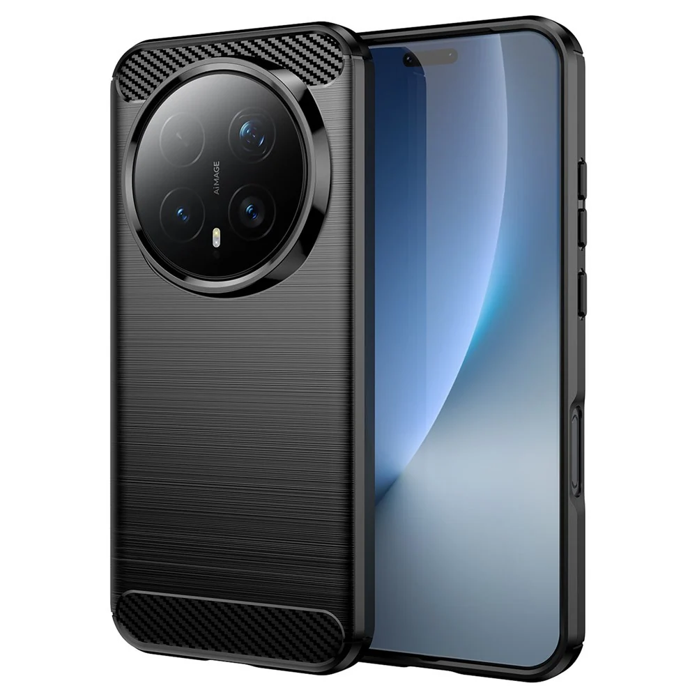 Honor Magic8 Pro EIDERWOOD Brushed Carbon Fiber Fleksibelt Plast Dekse v:2019413