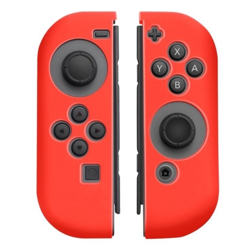Silikongrep for Joy-Con-kontroller, Nintendo Switch, Rød v:6636605