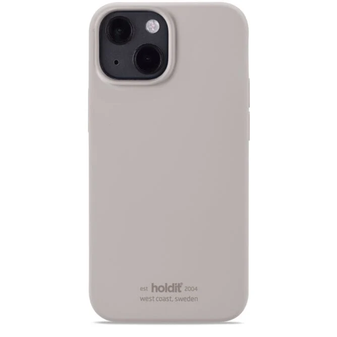 Holdit iPhone 12 Mini Soft Touch Silikon Deksel - Taupe v:5086298