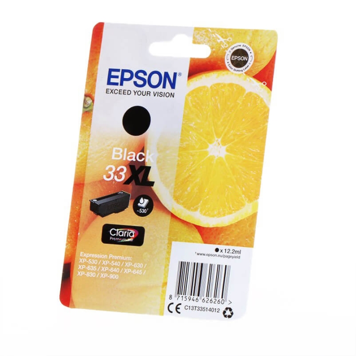 EPSON Blekk C13T33514012 33XL Svart Oranges v:5721079 EPSON Blekk C13T33514012 33XL Svart Oranges v:5721079