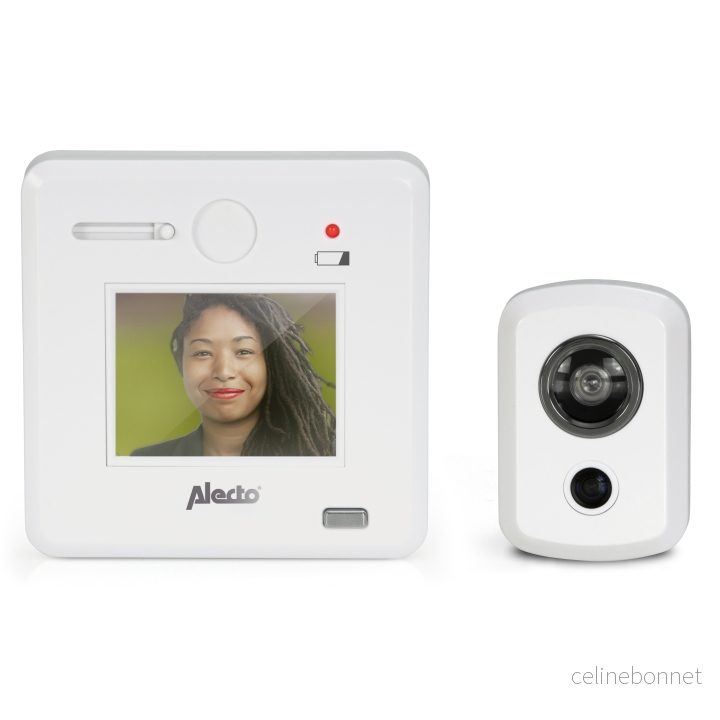 Alecto Digital dørspion med 2,4 display Hvit v:1762755 Alecto Digital dørspion med 2,4 display Hvit v:1762755