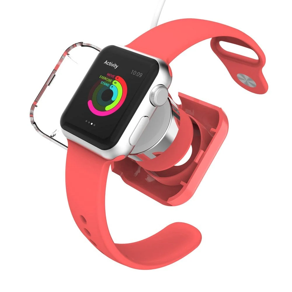 Apple Watch (38mm) / (42mm) Ladeetui Rød v:2620422 Apple Watch (38mm) / (42mm) Ladeetui Rød v:2620422