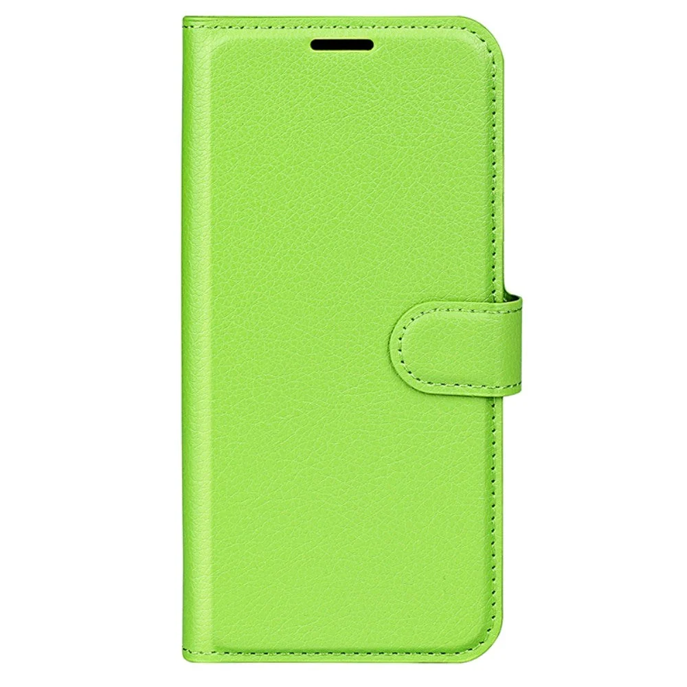 Huawei P60 Pro Litchi Skinn Deksel m. Lommebok - Grønn v:9561270