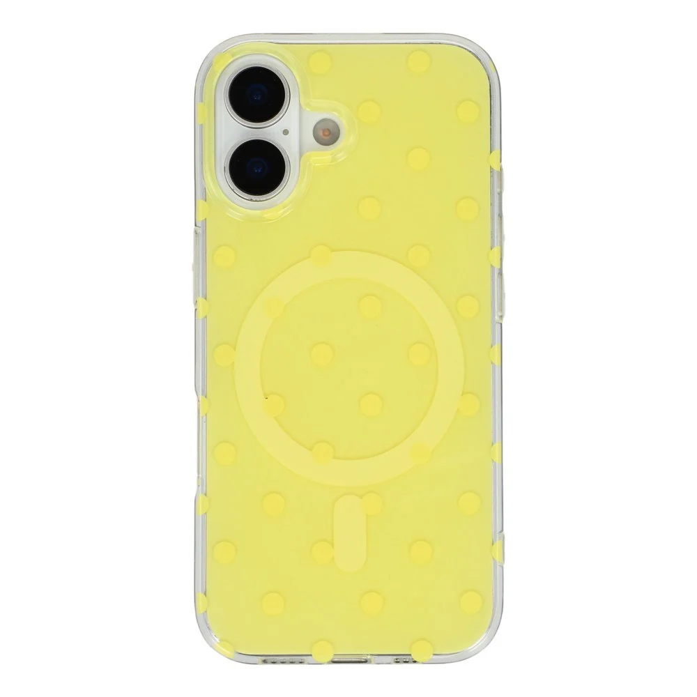 EIDERWOOD iPhone 17 Hybrid Deksel med Polka Design - MagSafe Kompatibe v:6156462