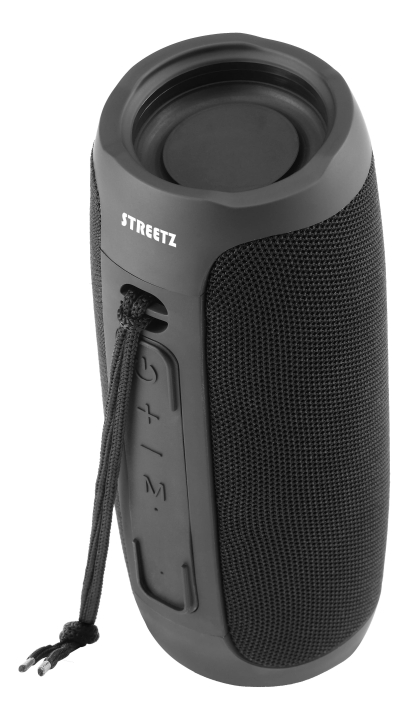 Streetz S350 Bluetooth-høyttaler 2x10W, AUX, micro SD-spor, svart v:3618025
