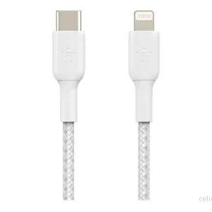 Belkin Boost Charge Lightning – USB-C Flettet 1 m v:1924431 Belkin Boost Charge Lightning – USB-C Flettet 1 m v:1924431