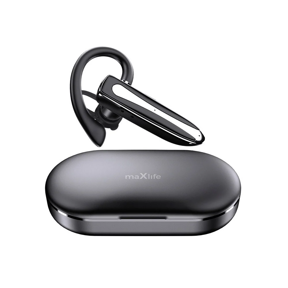 Maxlife MXBH-01 Bluetooth Hodesett med Ladeetui – Svart v:7278427 Maxlife MXBH-01 Bluetooth Hodesett med Ladeetui – Svart v:7278427