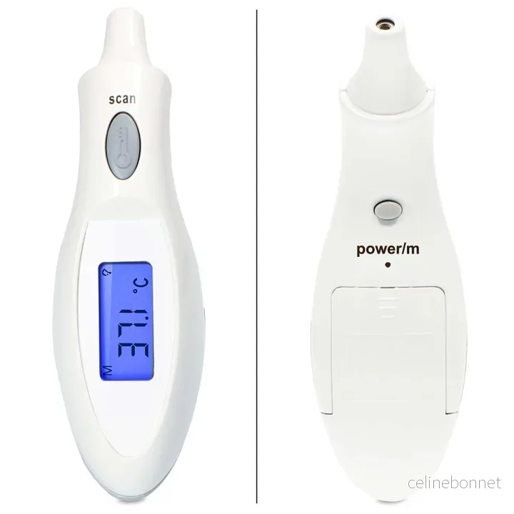 Alecto BC-27 Infrarødt øretermometer hvit v:1575842 Alecto BC-27 Infrarødt øretermometer hvit v:1575842