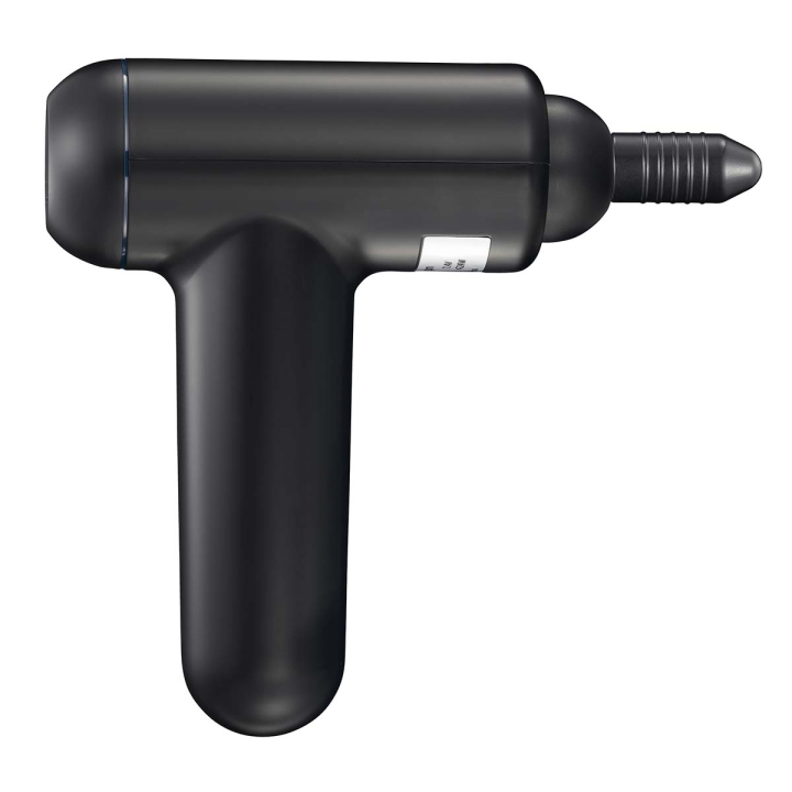 MELISSA Oppladbar massasjepistol med LED 4 hoder Svart v:1093492