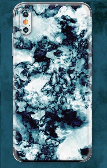 Skin for Iphone 7/8/SE(2nd), Cloudy - Mørkeblå v:9558809