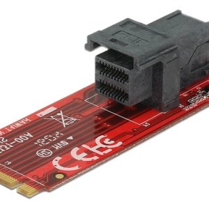DeLOCK M.2-adapter, 1xM.2 M-kontakt hann, 1xSFF-8643, 2260, NVMe v:3313679 DeLOCK M.2-adapter, 1xM.2 M-kontakt hann, 1xSFF-8643, 2260, NVMe v:3313679