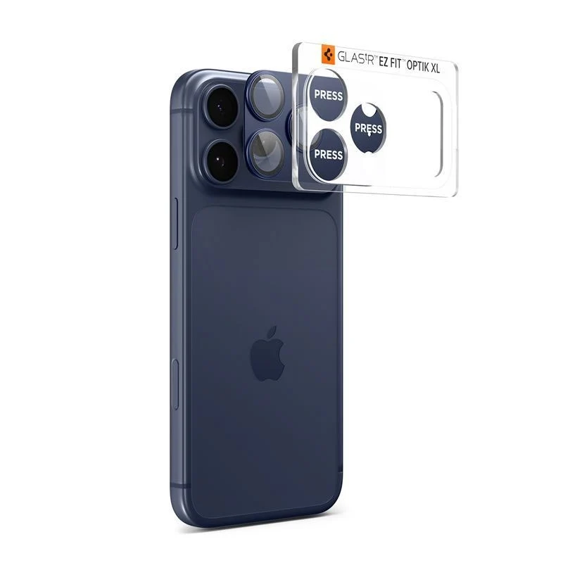 iPhone 17 Pro Spigen Glass tR EZ Fit Optik Pro XL Kamerabeskyttelse – v:616404 iPhone 17 Pro Spigen Glass tR EZ Fit Optik Pro XL Kamerabeskyttelse – v:616404
